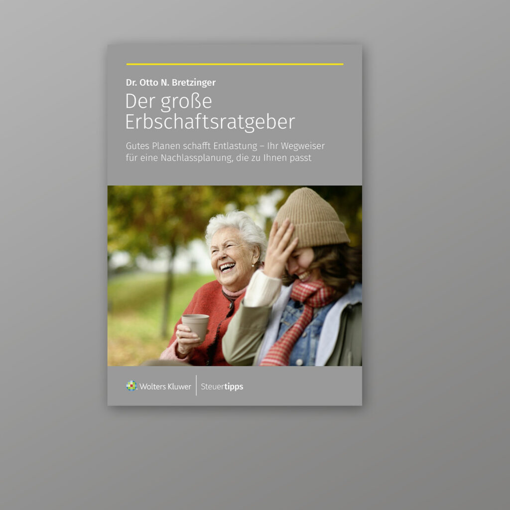 Buchcover "Der große Erbschaftsratgeber" von Dr. Otto N. Bretzinger